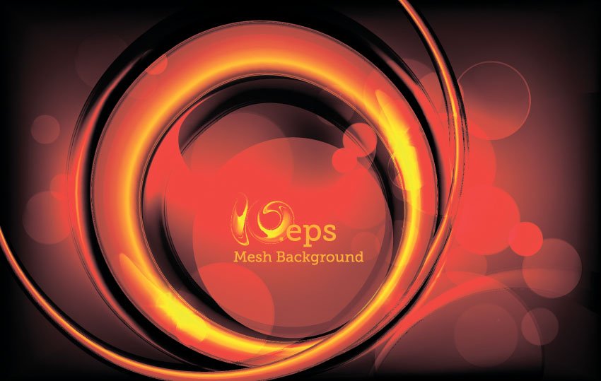 free vector Flaming Sphere Background Vector Flaming Sphere Background